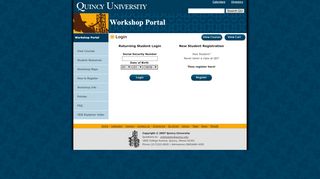 
                            2. Login - Quincy University
