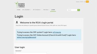 
                            2. Login | RCA