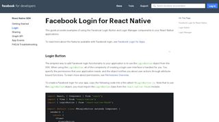 
                            6. Login - React Native SDK - Documentation - …