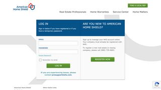 
                            8. Login | Real Estate | American Home Shield