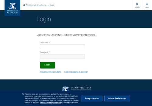 
                            6. Login redirect page - Redirecting to... https://my.unimelb ...