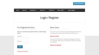 
                            7. Login / Register - Appraisal Management Solutions