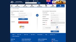 
                            2. Login / Register - australiaimmigrationonline.org