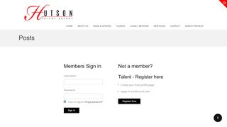 
                            3. Login | Register - Hutson Talent Agency