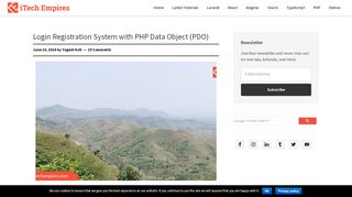 
                            5. Login Registration System with PHP Data Object (PDO)
