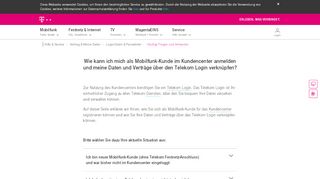 
                            3. Login Registrierung Kundencenter Mobil | Telekom …