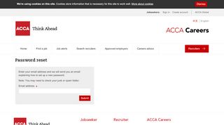 
                            1. Login Remind Me | ACCA Careers