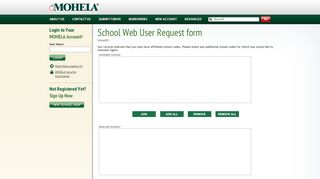 
                            5. Login Request Form - MOHELA