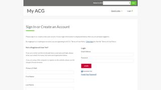 
                            7. Login Required - acg.org