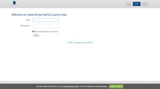 
                            7. Login Required - Castle Royle Golf & Country Club