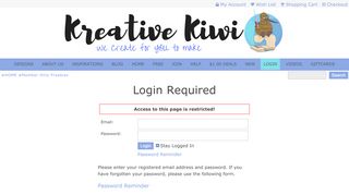 
                            2. Login Required - Free machine embroidery designs - Kreative Kiwi