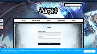 
                            4. Login required - Gameforge Aion