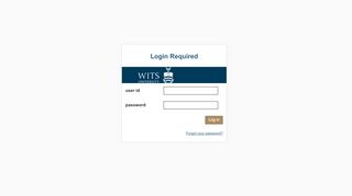 
                            6. Login Required - University of the Witwatersrand - Wits-e