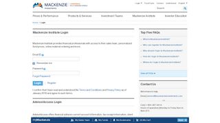 
                            4. (Login Required)Advisor Sales Tools - Mackenzie Investments