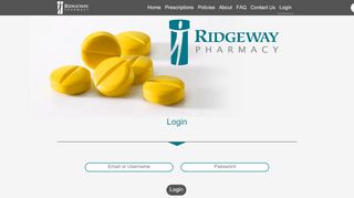 
                            8. Login - ridgeway.pharmacy