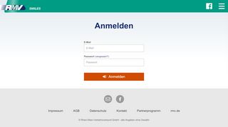 
                            3. Login - RMVsmiles Bonusprogramm