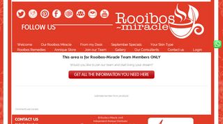 
                            6. Login - Rooibos-Miracle ~ Independent Annique …