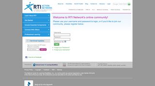 
                            9. Login - RTI Action Network