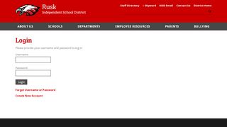
                            4. Login - Rusk Independent School District