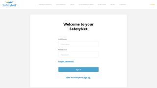 
                            6. Login - SafetyNet™ Job Loss and Disability Insurance