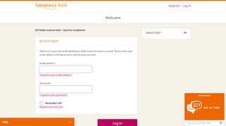 
                            3. Login - Sainsbury's Bank Customer Portal