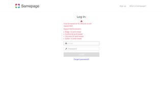 
                            1. Login | Samepage