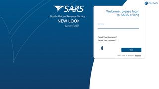 
                            2. Login - SARS E-Filing