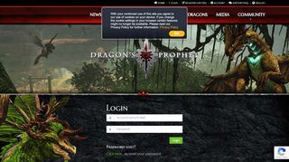 
                            1. Login - Savage Hunt - Dragon's Prophet