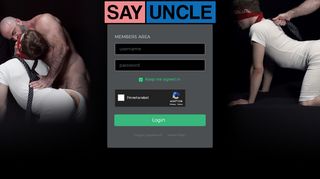 
                            3. Login | Say Uncle
