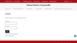 
                            2. Login - School District of Janesville