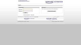 
                            9. Login - Schweser Online Program