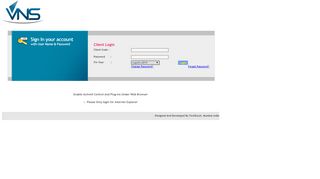 
                            5. Login Screen - backoffice.vnsfin.com:85