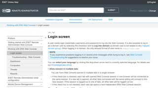 
                            5. Login screen | ESET Remote Administrator | ESET …