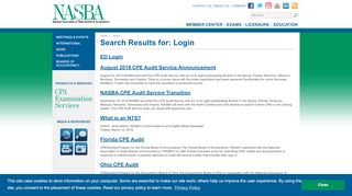 
                            5. Login | Search Results | NASBA
