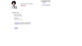 
                            11. Login, Secure Area, Providers - mmsa.momentum.co.za