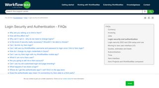 
                            6. Login Security and Authentication - support.workflowmax.com
