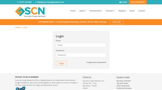 
                            3. Login | Security Cargo Network