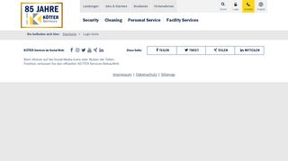 
                            7. Login-Seite: KÖTTER Services - koetter.de