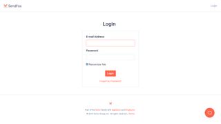 
                            7. Login - SendFox