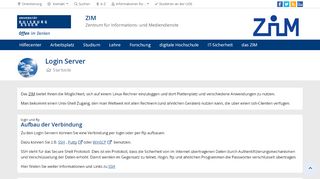 
                            2. Login Server - Uni-Due