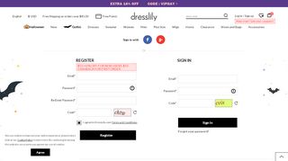 
                            5. Login - Sign DressLily.com
