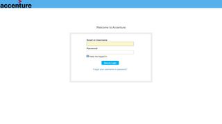 
                            3. Login / Sign In - Accenture