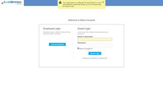 
                            3. Login / Sign In - Allied Universal