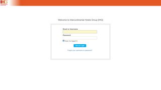 
                            5. Login / Sign In - Intercontinental Hotels Group [IHG]