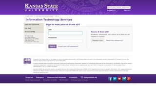 
                            4. Login - Sign in | Kansas State University