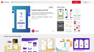 
                            7. Login & sign up Ui kit | app-图文 | Android design, Login ...