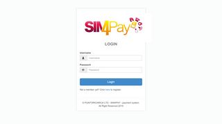 
                            9. LOGIN - sim4pay.com
