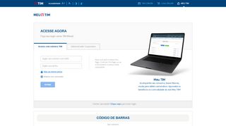 
                            4. Login - Site Meu TIM