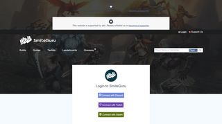 
                            5. Login - SmiteGuru