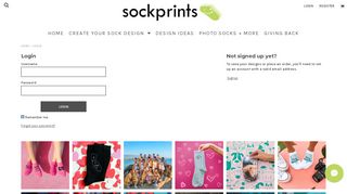 
                            4. Login sockprints